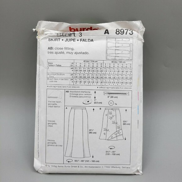 Burda Women's Sewing Patterns Multi-Size Options Mixed Lot of 3 Bundle Germany - Picture 7 of 8